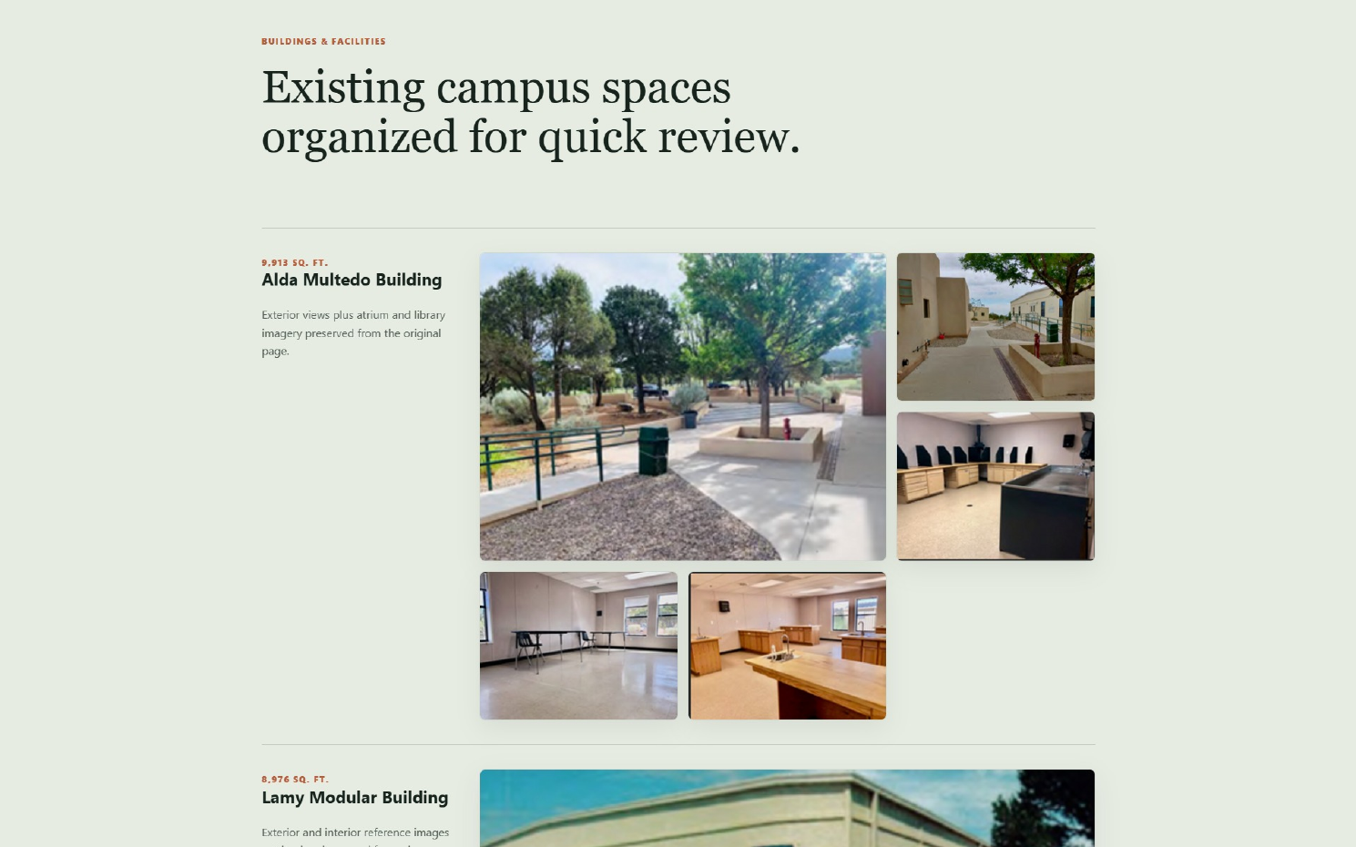 Área interna da Ipanema Edu com organização visual de espaços do campus